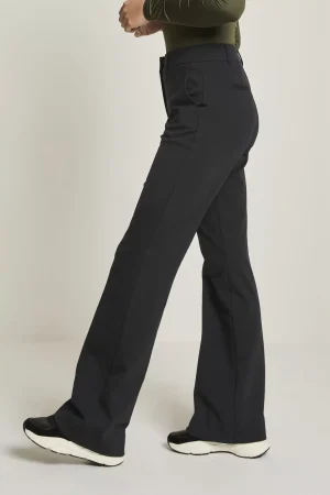 Noor City Punto Flare 001 Black High Waist