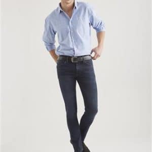 Broek Leo mid waist slim fit