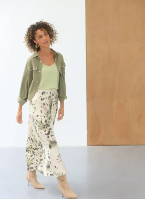 Ida jacket olive glitters maat Yest