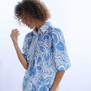 Blouse Ragin Essential uniform blue/offwhite Yest