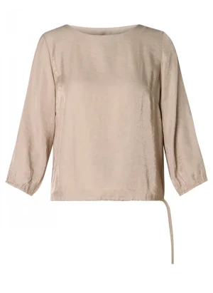 Isadora blouse light taupe zachte glans Yest