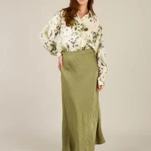 Imani Rok Olive Regular A-Line Fit Yest