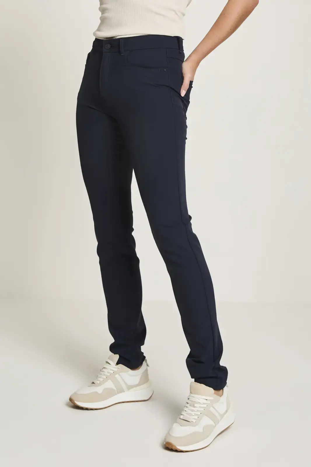 Celine Asky Skinny High Waist 301 Navy Para Mi