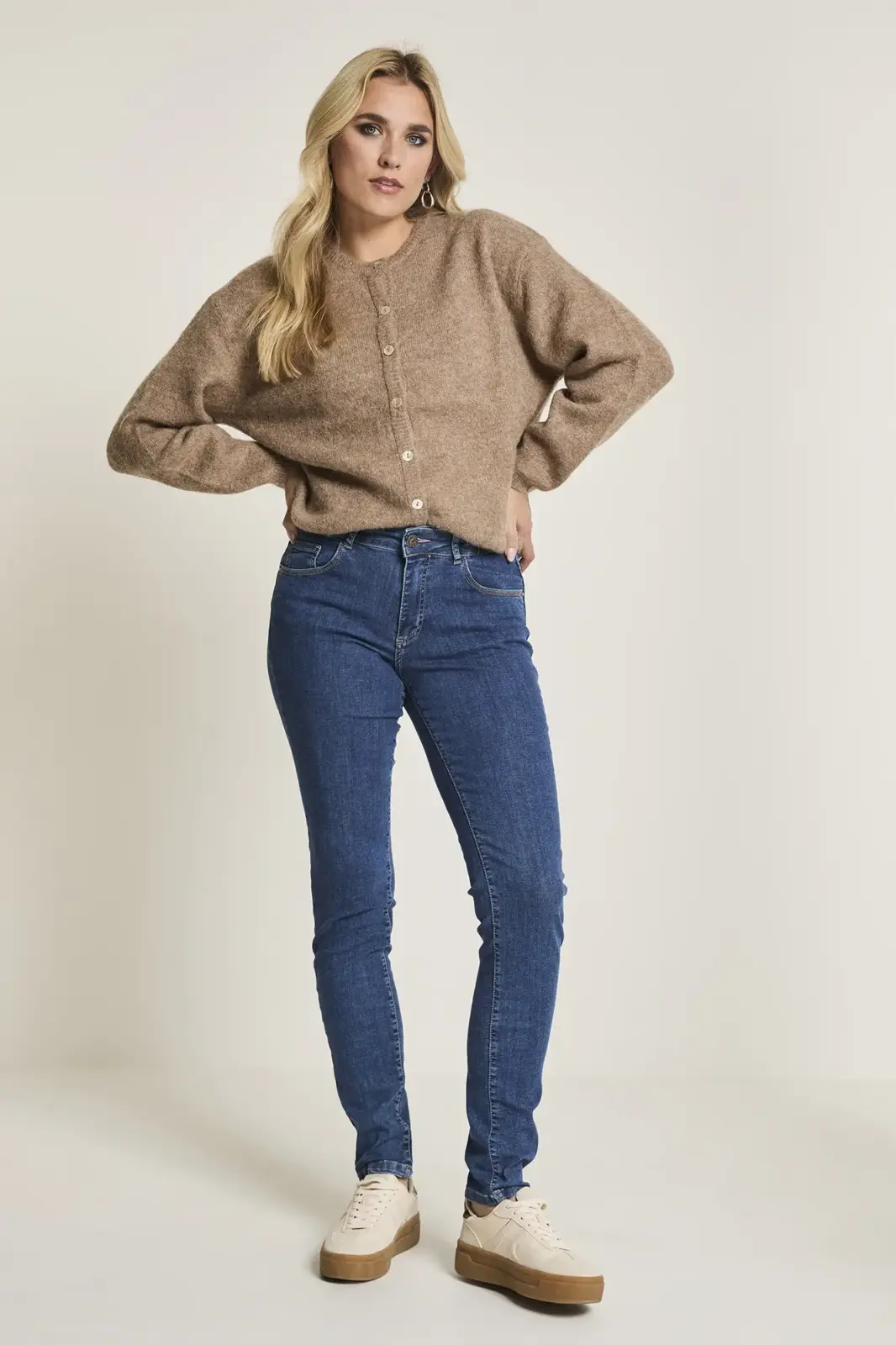 Celine Skinny High Waist Medium Blue D02 Para Mi