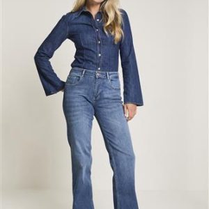 Eve wide leg D97 Used air Blue High Waist Para Mi