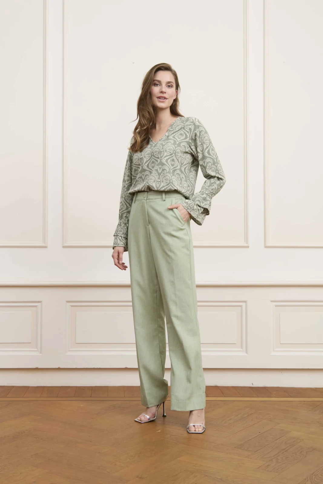 Blouse Sofie Lavender print 815 Lofty Manner