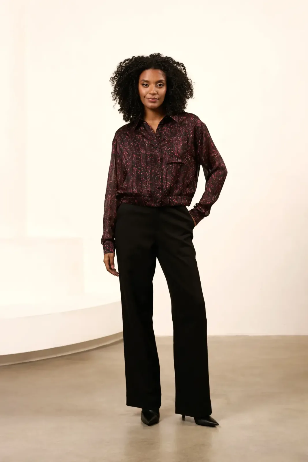 Blouse Astrid 826 Swirl print Lofty Manner