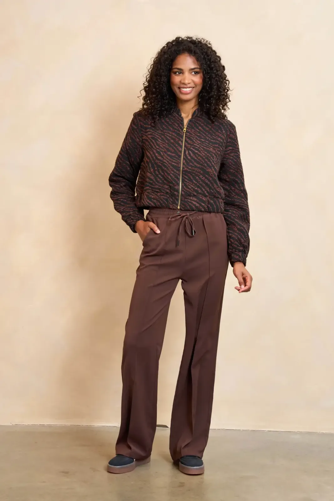 Broek Ammelin brown Lofty manner