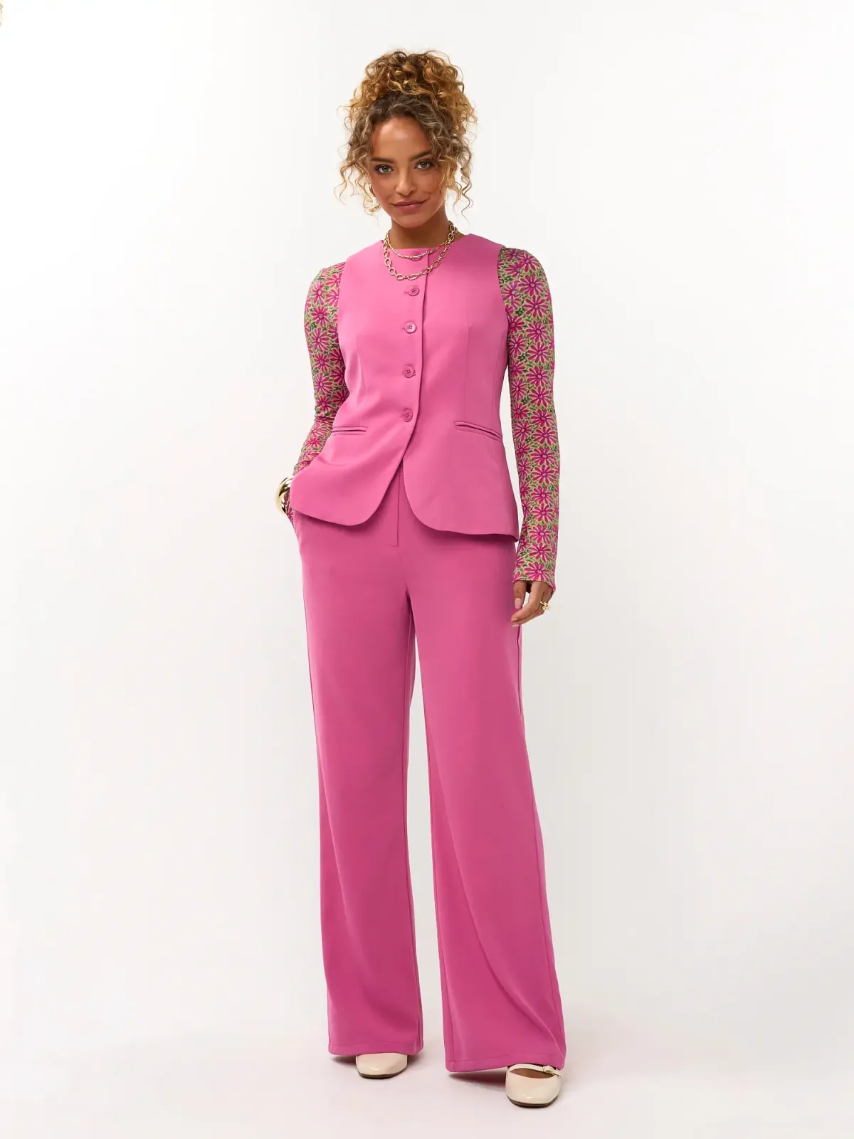 Pants Solange Berry pink Ydence