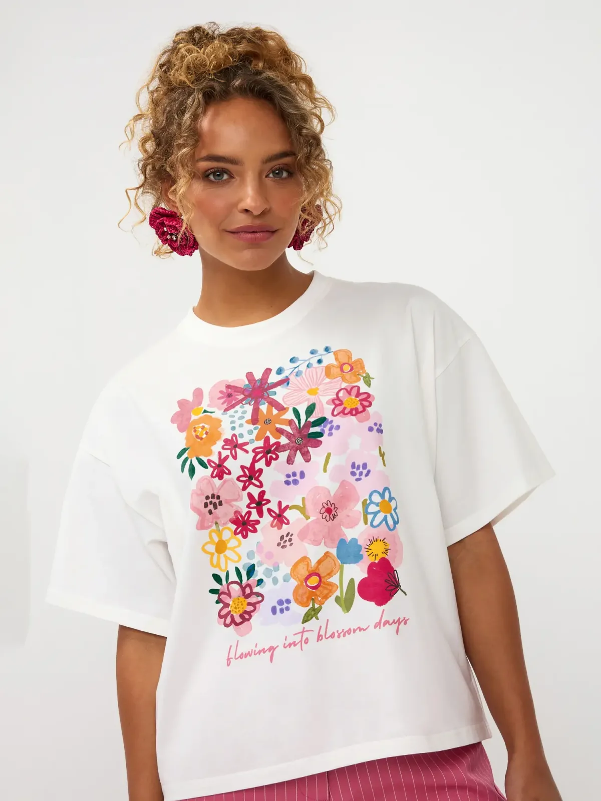 T/shirt Blossom days off white  Ydence