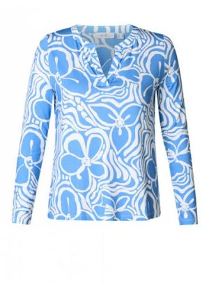 Shirt Raissa Essential uniform blue/off white Yest