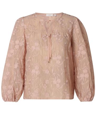 Blouse met koortje Kora Rose Clay  Yest