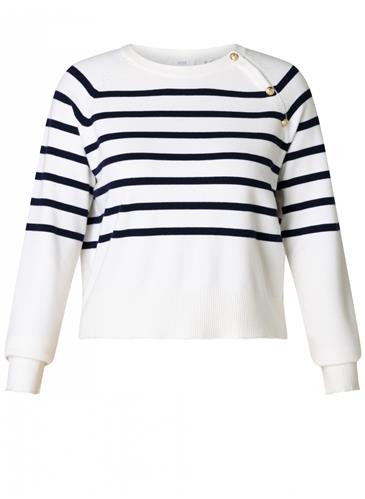 Trui Ibbie antique/white Comfort Fit Yest