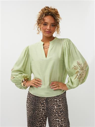 Blouse Rose soft green 80183 Ydence