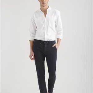 Felix Mid Waist Regular Length Jogger Chino Trouser Navy COJ