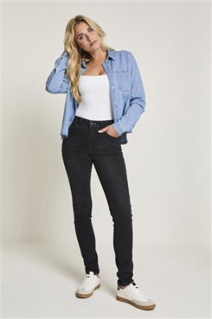 Celine Skinny High Waist Used Black D23 Para Mi