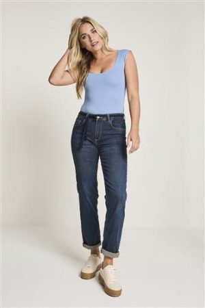 Bobby Daily High Waist D01 Loose Old Blue