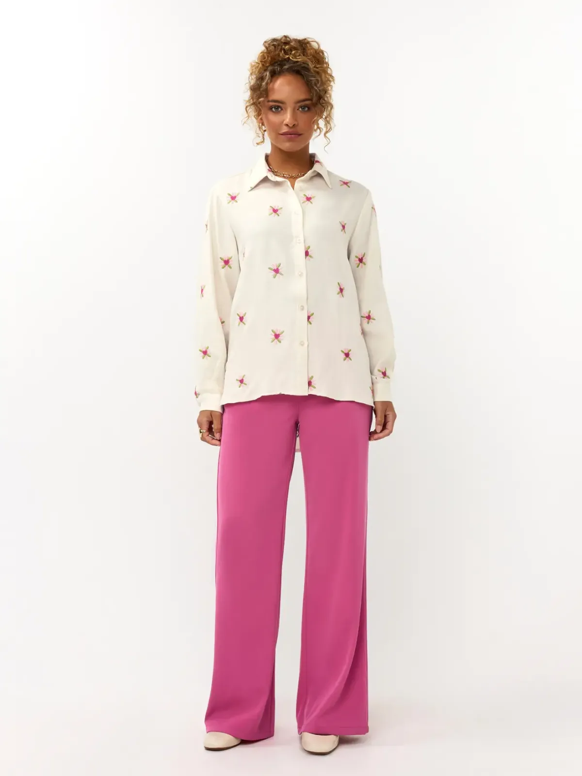 Pants Solange Berry pink Ydence