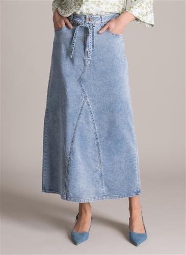 Sammy rok Regular A-Line Fit lengt 92 cm Yest