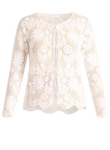 Vestje gehaakt Regular Fit off white Yest