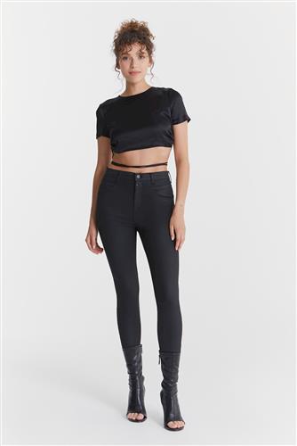 Lisa black VT Ultra High Waist Regular Length 5 Pocket Jeans COJ