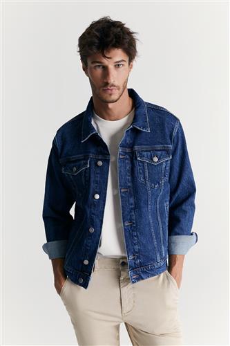 Spijkerjas Ryan dark blue heren COJ