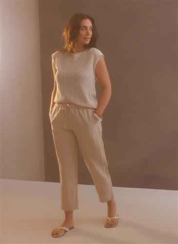 Top Maddy Light Sand Comfort Fit 36 Yest