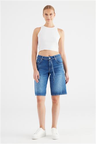 Korte broek Harper Light Blue Wide Straight S COJ