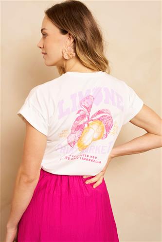 T-shirt Valerie Off White XS Lofty Manner