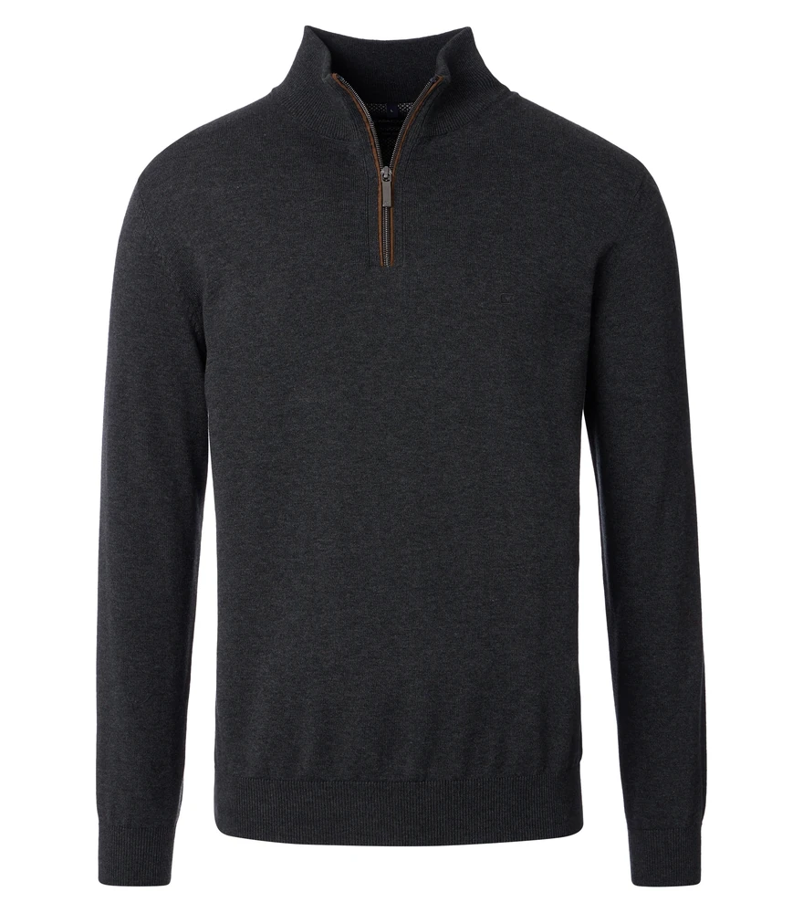 Trui + rits lange mouwen Pullover