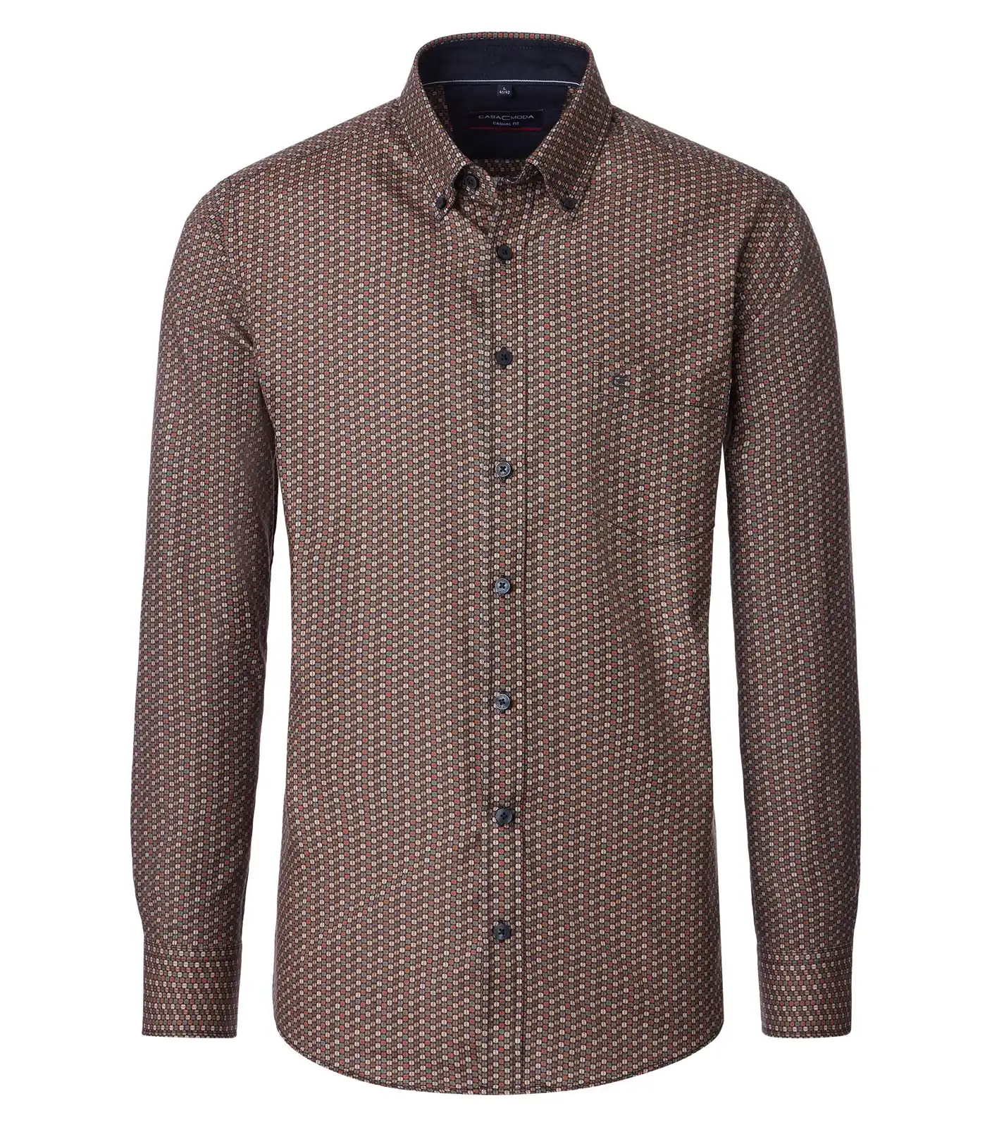 Overhemd casual met patroon Casa Moda