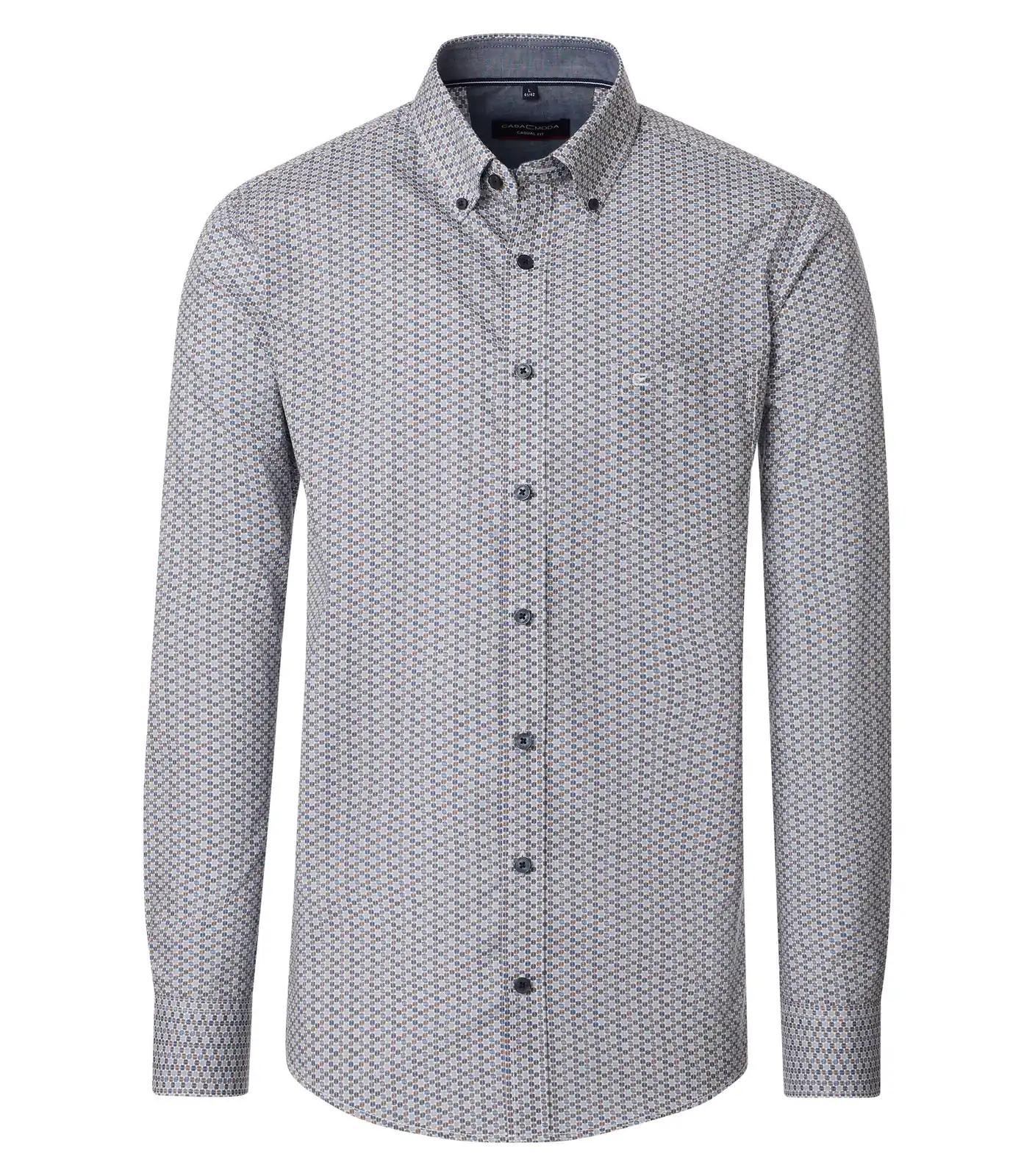 Overhemd casual met patroon Casa Moda