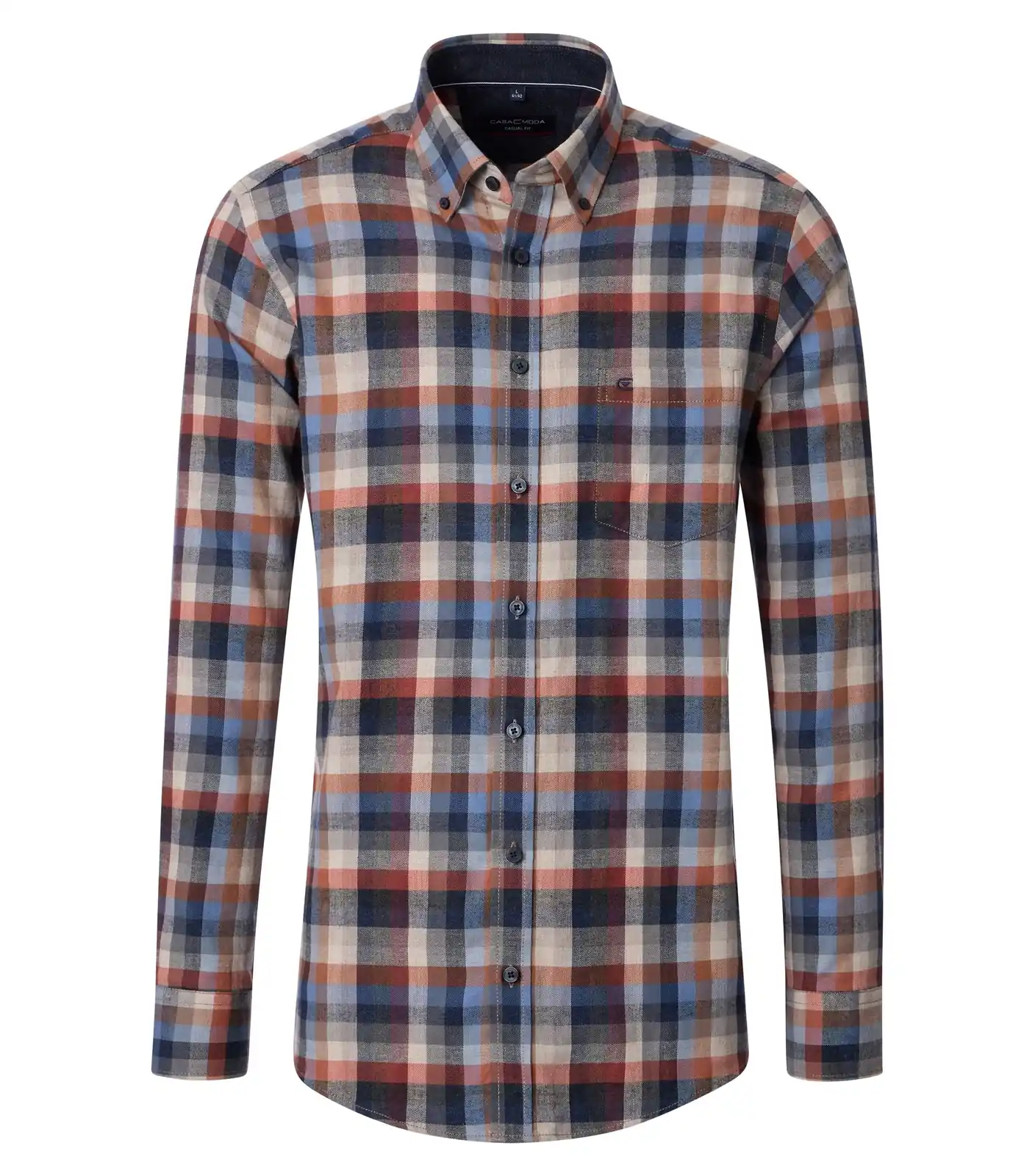 Overhemd casual met ruit Casa Moda