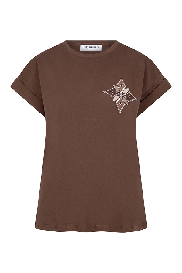 T-shirt Maysa Brown 200 Lofty Manner