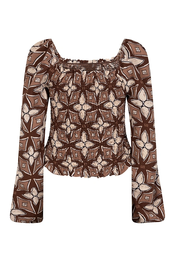 Blouse Samira Mosaic print 307 Lofty Manner