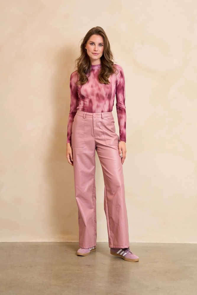 Top Zina mauve ombre aangesloten
