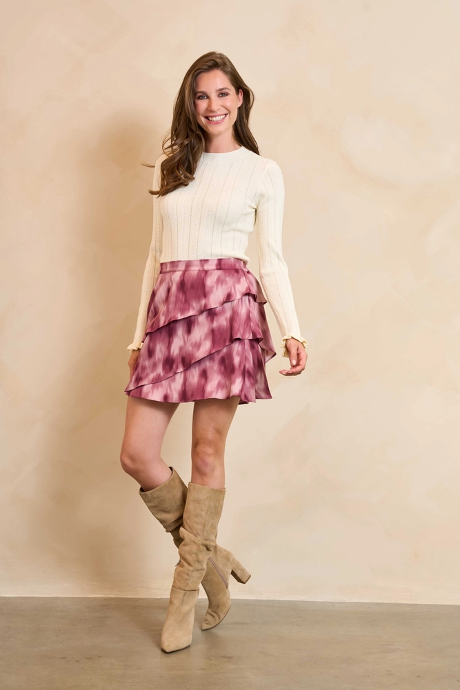 Rok skirt Ayra mauve ombre  Lofty Manner