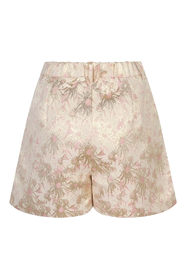Short Kalin multi pink short met plooien s Lofty Manner