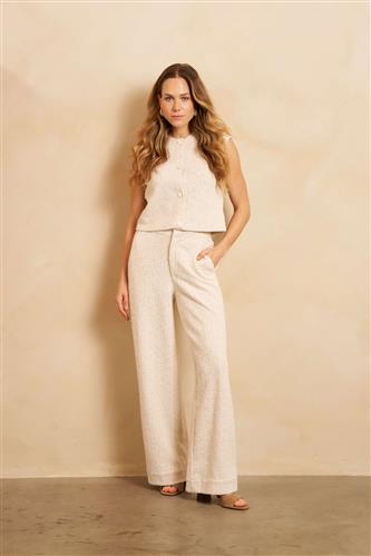 Broek Laura beige gold Lofty manner