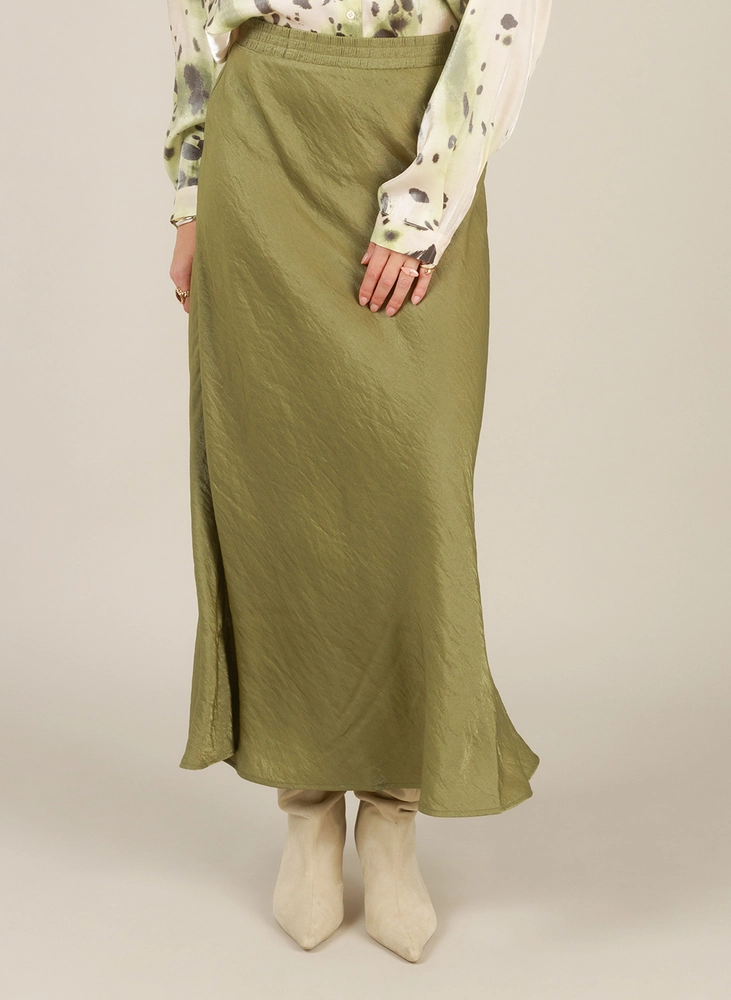 Imani Rok Olive Regular A-Line Fit Yest