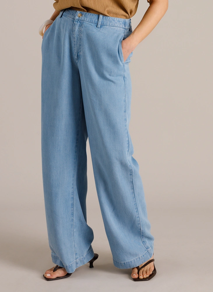 Milaine jeans Wide fit Light Denim Bleached  Yest