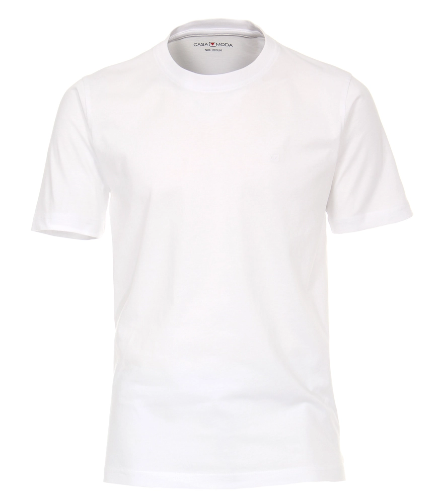 T-shirt O-hals 1/2 mouw 2 PACK helderwit Body fit Venti
