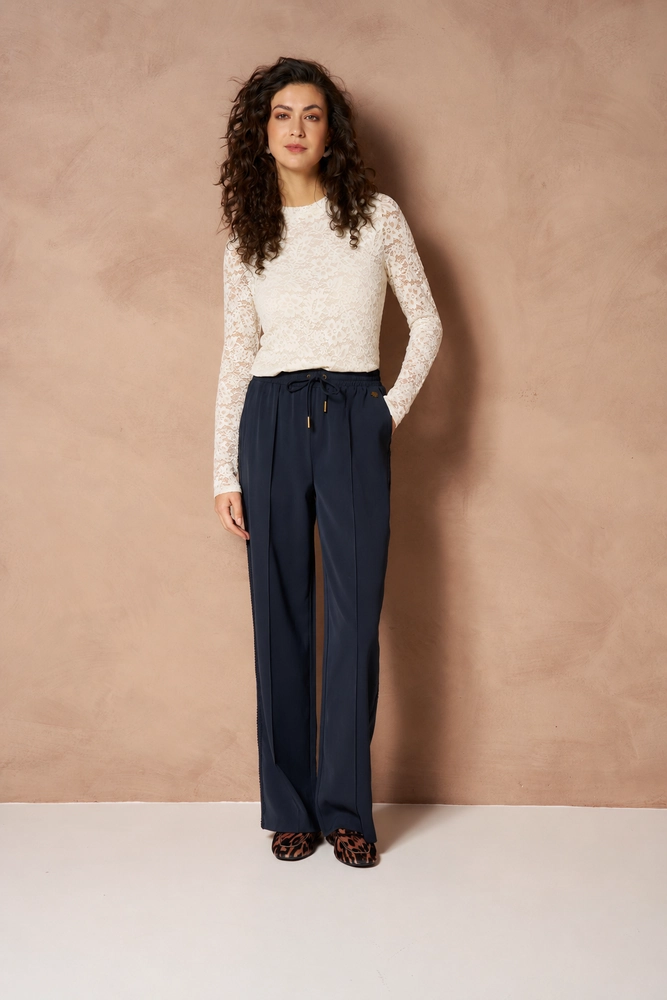 inna broek dark blue Relaxed Lofty Manner