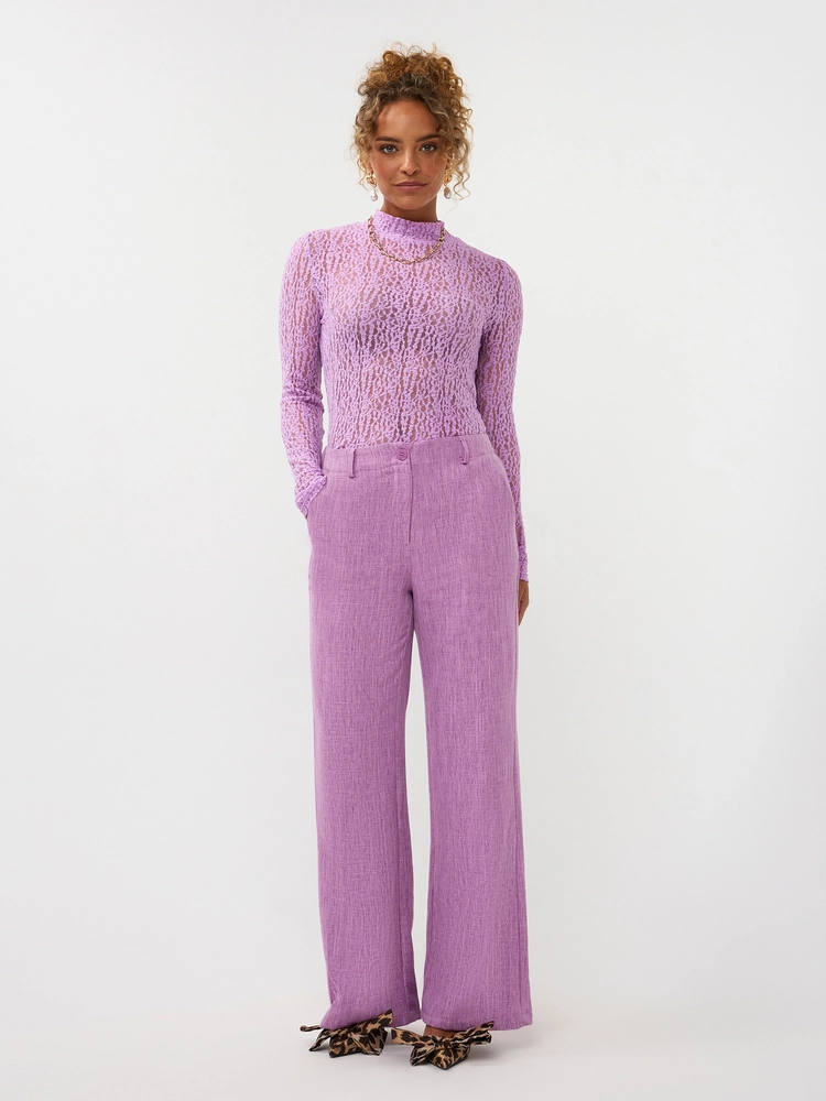 Pants Leona purple melange Ydence